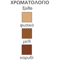 ΒΕΝΤΑΛΙΑ-652 σκαμπό ψηλό ξύλινο ΚΑΡΥΔΙ κάθισμα ΔΕΡΜΑΤΙΝΗ-ΚΑΠΑΡΑΣΙ, 41x43xH100
